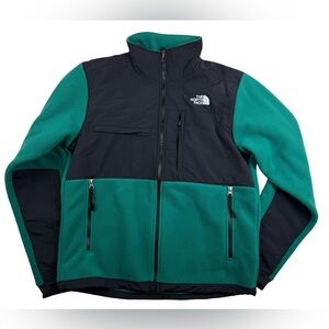 The North Face Men’s Denali Fleece Jacket Medium 🌲Forest Green🌲-EUC